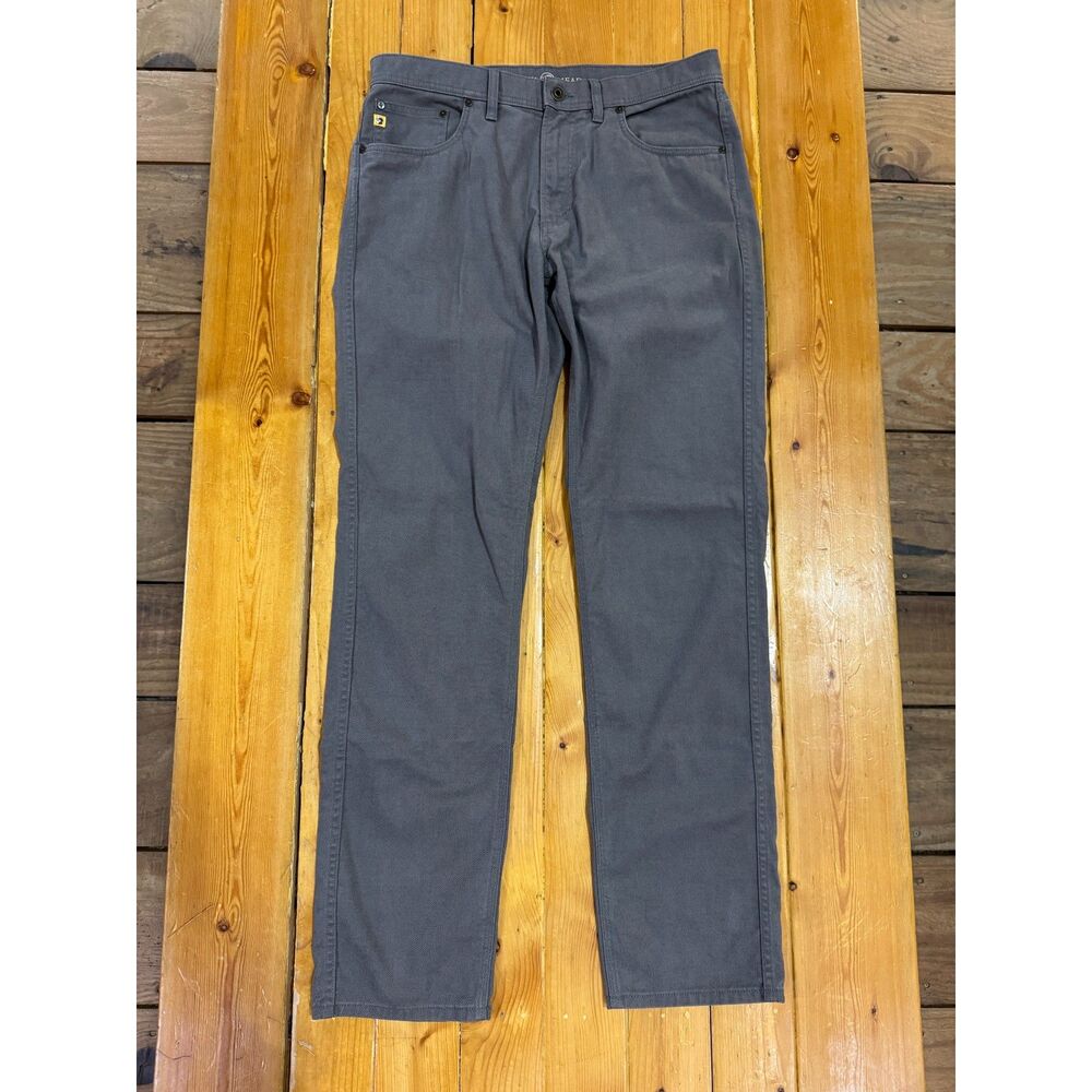 Men's Duck Head Field Canvas Five Pocket Pants Fossil Gray 34W 34L